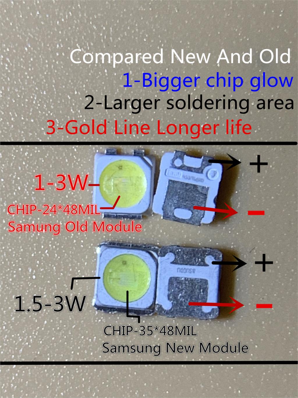 100pcs FOR SAMSUNG 2828 LED Backlight TT321A 1.5W-3W with zener 3V 3228 2828 Cool white LCD Backlight for TV TV Application