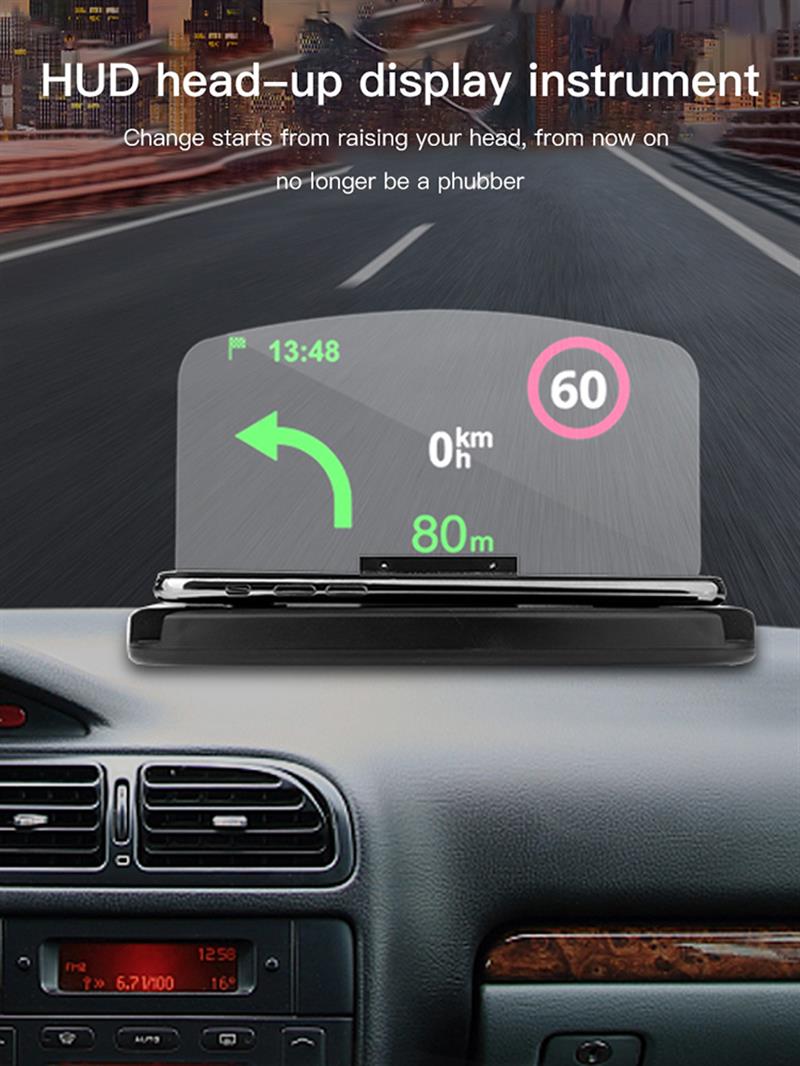 Evrensel Araba Hud Telefon Gps Head Up Display Hud Ak Ll Telefon