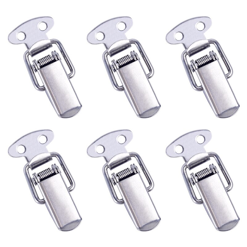 Stainless Box Loaded Clamp for Steel Catch Drawer/Toolbox/Closet/Cabinet/Case Spring Clips