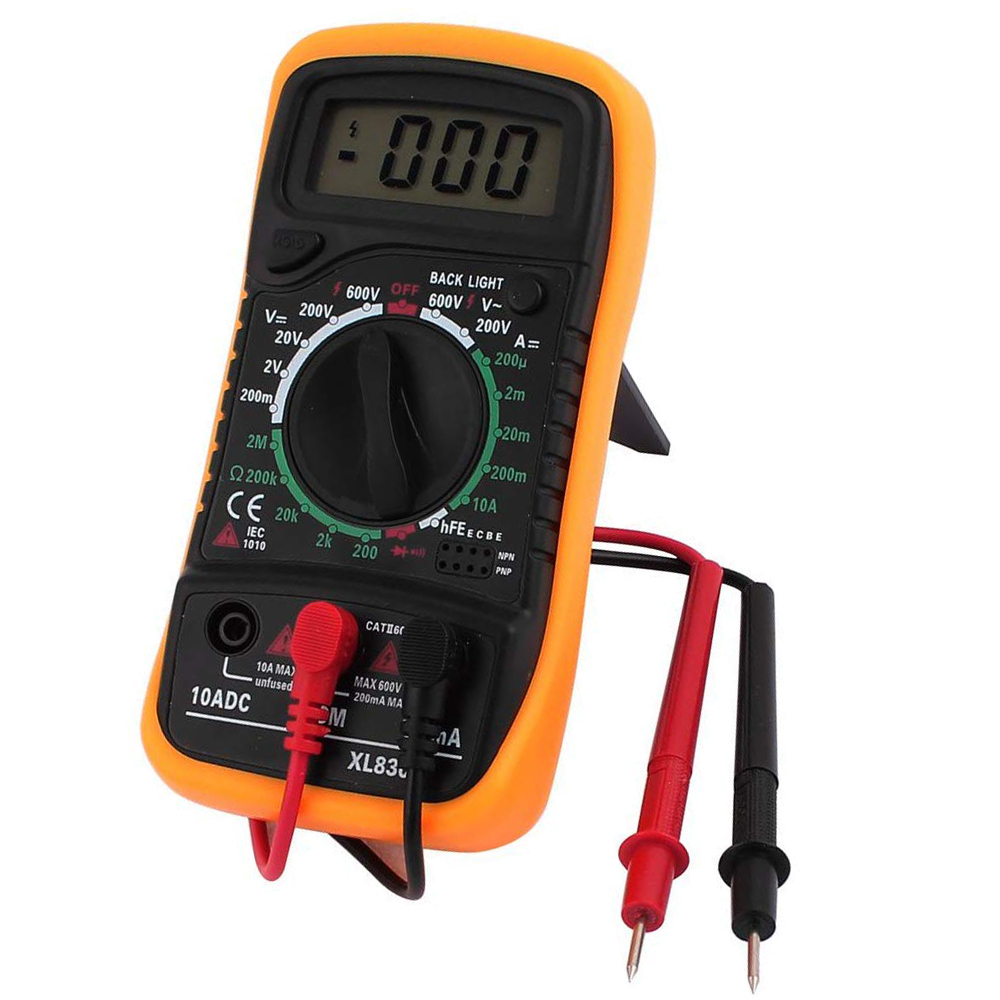 XL830L Handheld Digitale Multimeter Lcd Backlight Draagbare Ac/Dc Amperemeter Voltmeter Ohm Voltage Tester Meter Multimetro