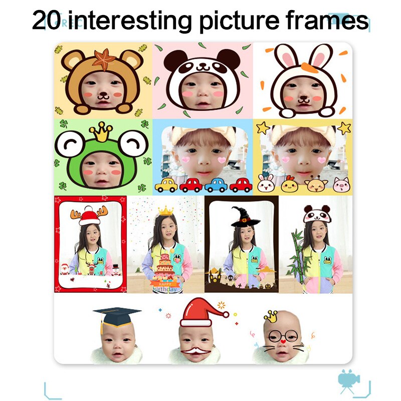Cámara fotográfica de 1080P para niños, cámara de vídeo HD, soporte para selfi, pantalla táctil de 2,8 pulgadas, Mini cámara Digital para niños, de cumpleaños