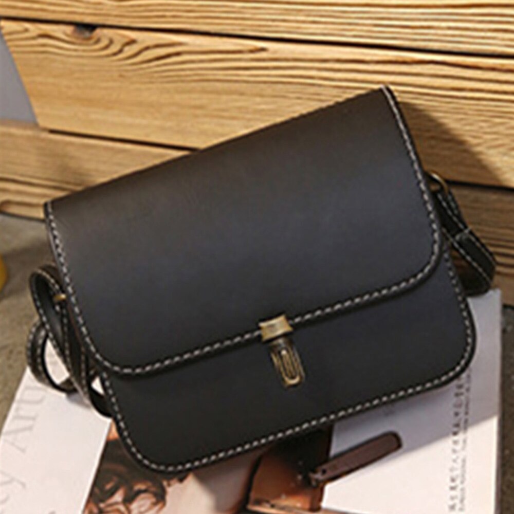 Women Small Square Bag Ladies Car Line Handbag Retro Shoulder Bags Messenger bag Mobile Phone Packet: E765110A1