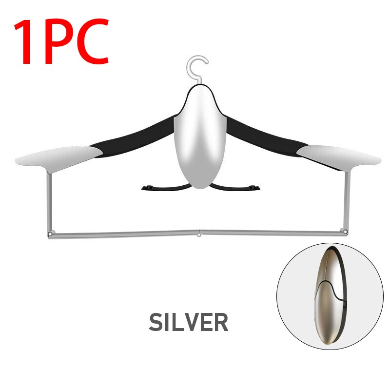 Porta traje retráctil para coche, gancho colgador de ropa para asiento trasero de coche, Mini organizador, montajes para el hogar, accesorios de Interior aplicables: Silver