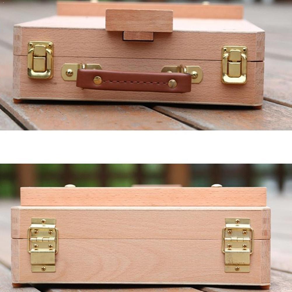 Wooden Sketch Box Artwork Wooden Artist's Painting Students Caballete Supplies Drawing For Artist Drawing De Art Tools Pint F3L3