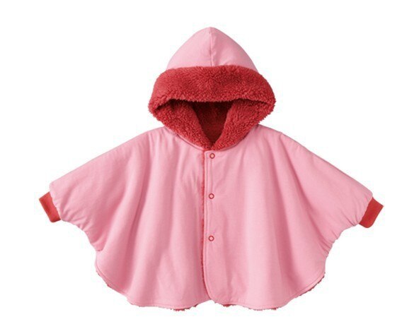 IYEAL Baby Cotton Bear Cloak Baby Winter Cloak Infant Baby Outwear Newborn Baby Shawls Jacket Red Cloak