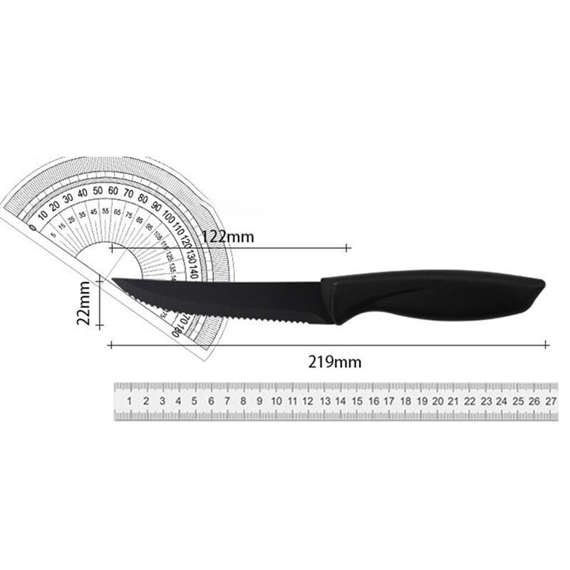8-Piece Steak Knife Steak Knife Set Stainless Steel, Kitchen Steak Knife Set Sharp - Scratch Resistant &amp; Rust Proof