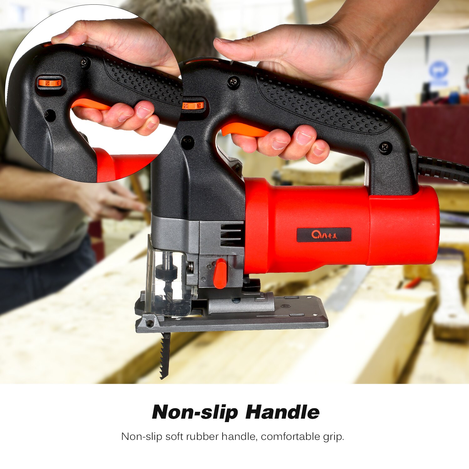 750W Electric Jig Saw Multifunctional Electric Curved Saw Household Electric Sawing Cutting Machine Portable Electric Cutter