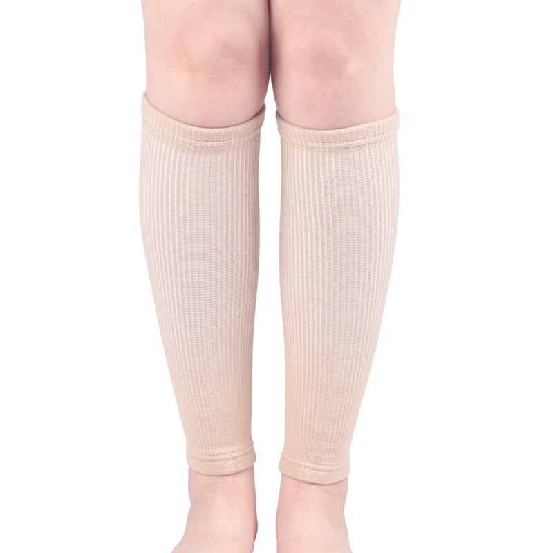 1 Pair Unisex Leg Calf Sleeves Men socks Women Varicose Vein Circulation Compression Socks Shin Guard Leg Warmers: skin / M