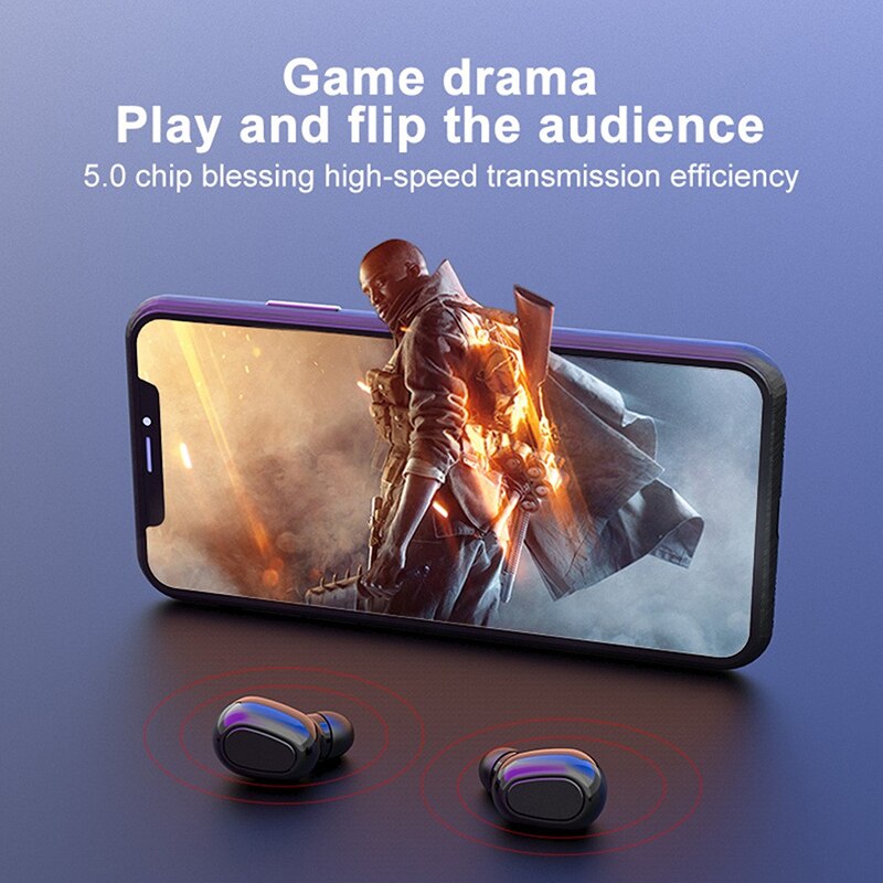 Écouteur sans fil de Bluetooth de Puissance Boîtier De Recharge Pour Samsung Galaxy A60 A50 A30 A20 A30S A20e A10 A5 A7 A8 J6 J4 S10 Plus S10e S9 S8