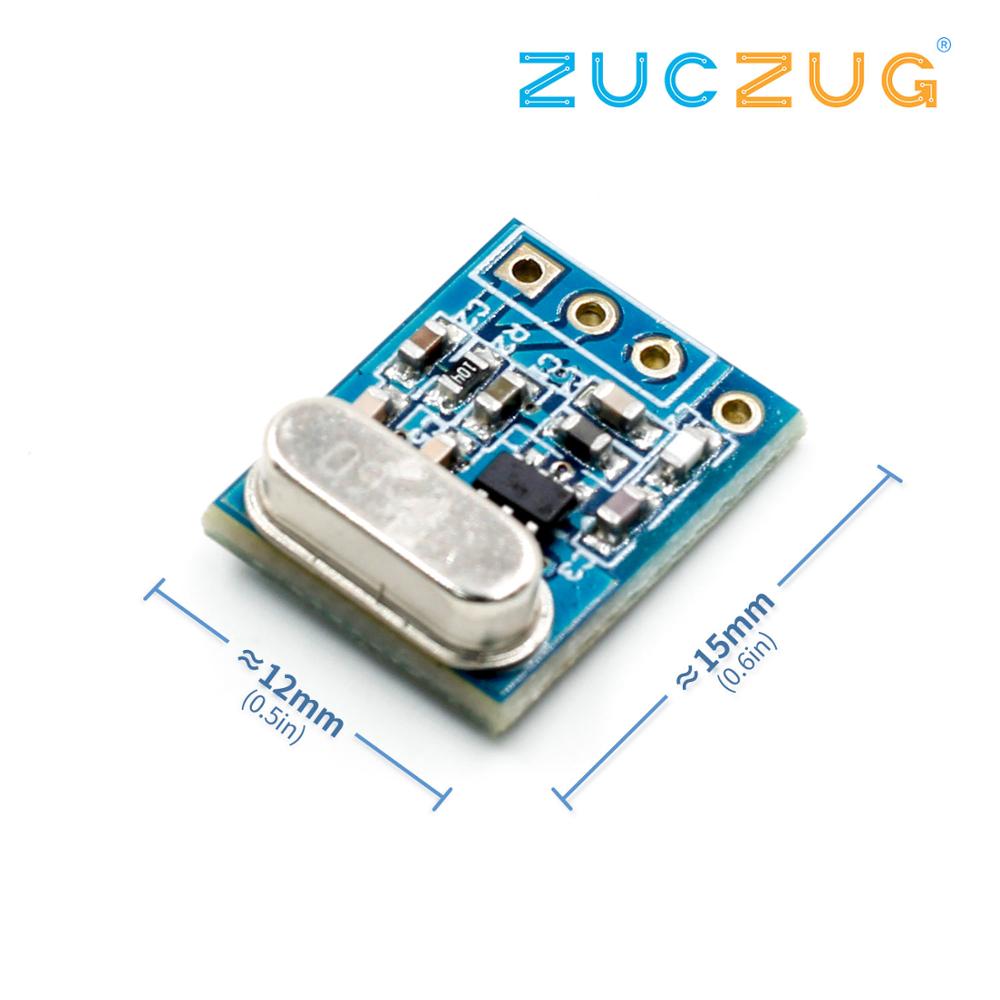 1 Set 433MHz Transmitter Receiver Wireless Module SYN115 Transmitter Module with SYN480R Receiver Module Ask/OOK Chip PCB