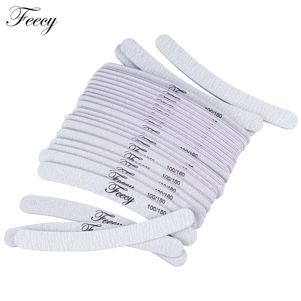 10pcs Nail Files Buffers 100/180 Sanding Buffer File Double Side Trimmer Lime Polish Ongles Pedicure Manicure Nail Art Tools