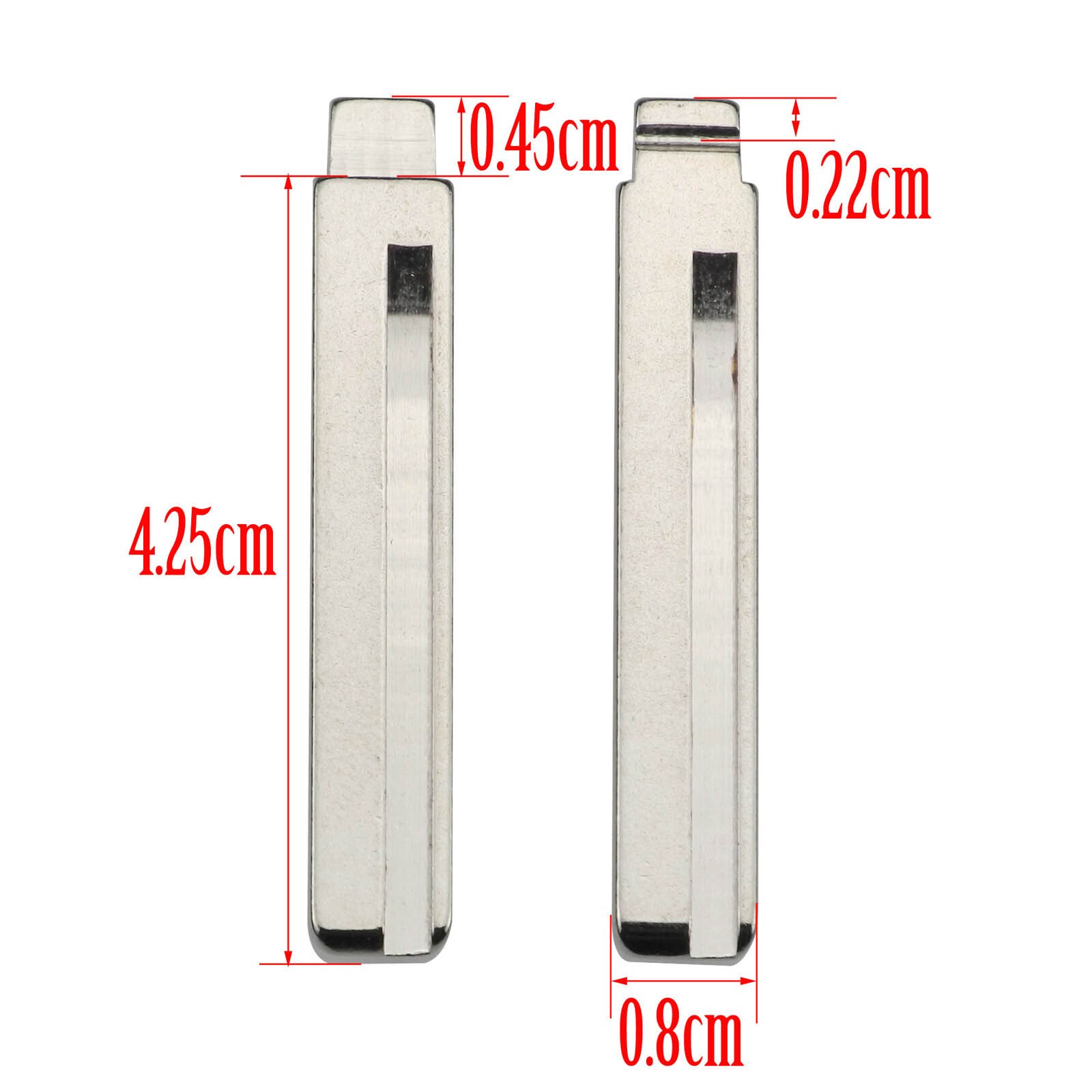 Jingyuqin-clé télécommande à 3 boutons de remplacement 3/4 boutons, housse de protection pour voiture Hyundai IX35 i20, lame non gravée