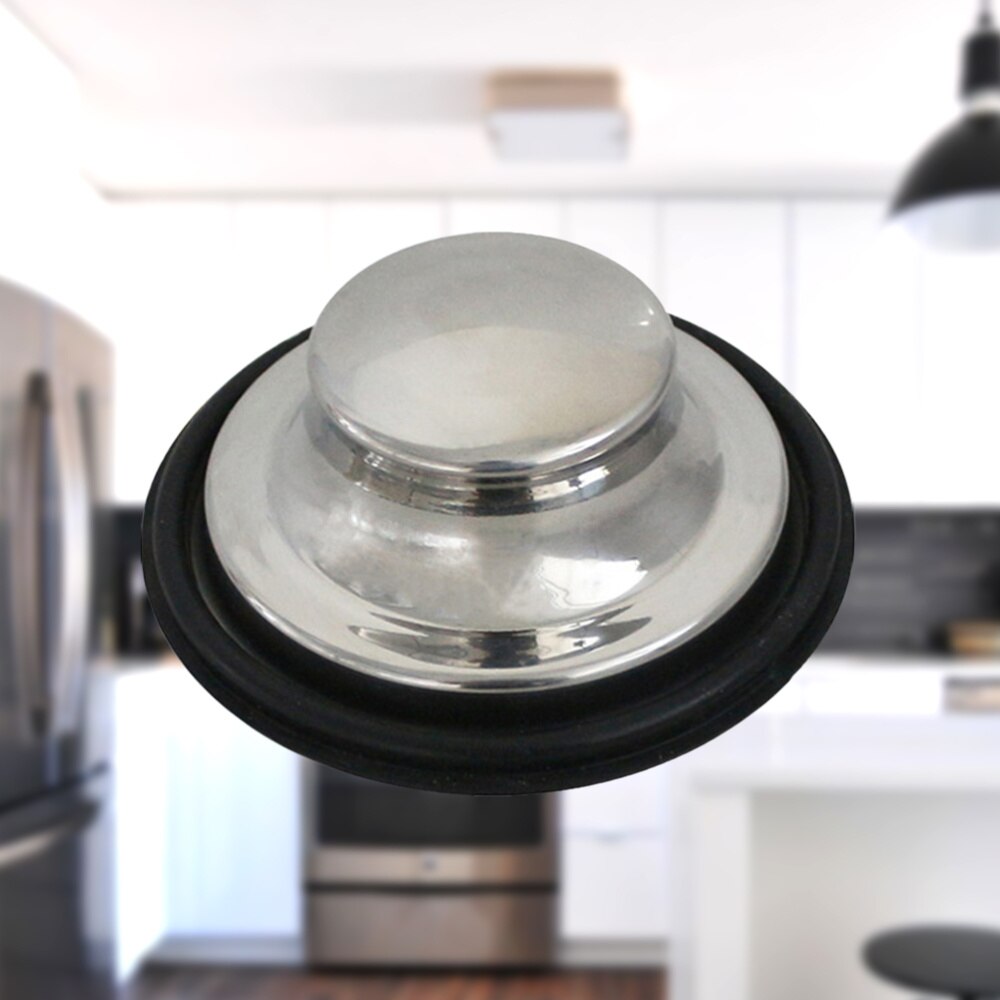 1pc Waste Disposer Plug Stainless Steel Durable Premium Water Sealing Cover Accessories Sink Plug Replacement