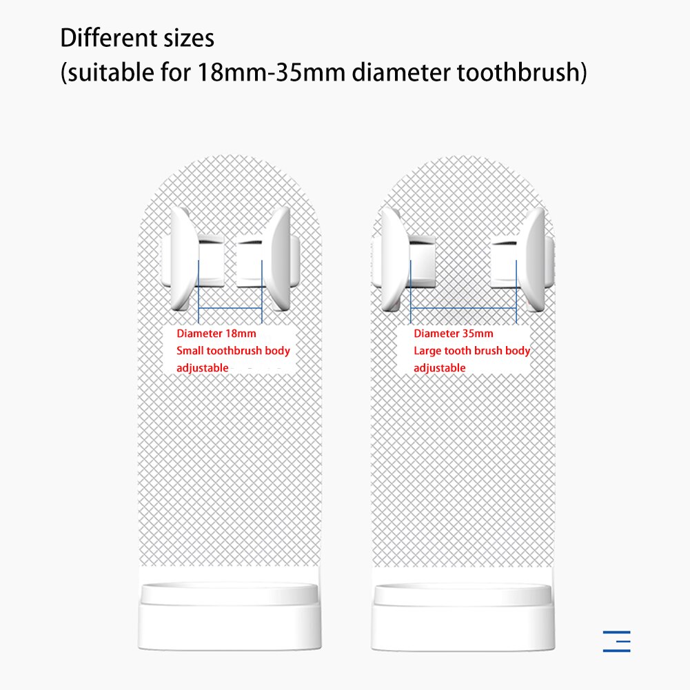 Electric Toothbrush Holder Wall-Mounted Bathroom Space Saving Traceless Toothbrush Organizer Stand Adhesive Rack Accessories