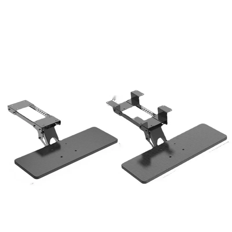 Support de clavier et de souris en métal T1, support de rotation de bureau, support de bureau inférieur, support de rangement réglable, rail MELSlide, évaluation pratique