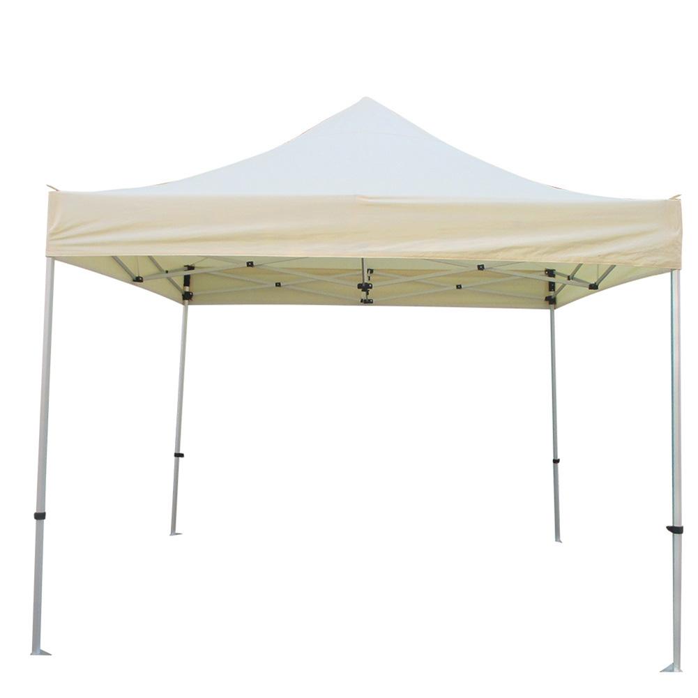 Outdoor Gazebo Cover Waterproof Pop Up Gazebo Top Cover Replacement Cloth Cover for Courtyard Garden Backyard: white