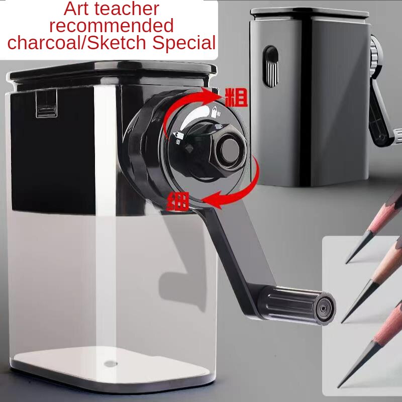 Art Puntenslijper Hand Crank Met Container Professionele Schilderen Kinderen Kunstenaar Student Briefpapier Schoolbenodigdheden Tenwin