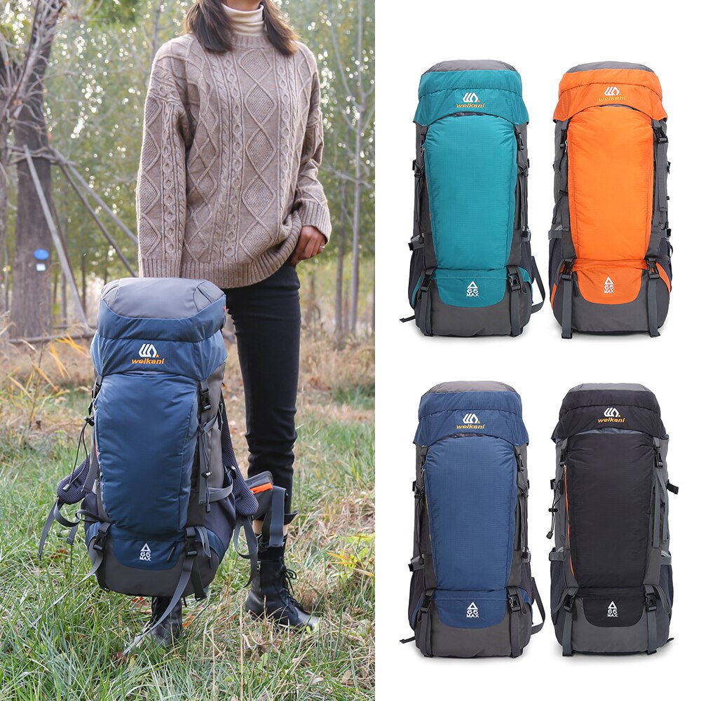 65L Hiking Backpack Waterproof Outdoor Sport Travel Daypack for Men Women Camping Trekking Touring outdoor backpack