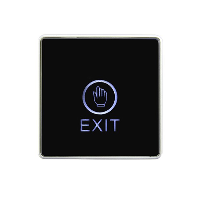 Push Touch Exit Button Door Exit Release Button Switch for Open Door Access Control System Suitable for Home Security Protection: Black 1