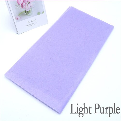 40 teile/los Einfarbig Seidenpapier Verpackung Faser Textur Blumen- wickelt DIY Blume Verpackung Weihnachten Gewebe Verpackung Papier: hell Violett