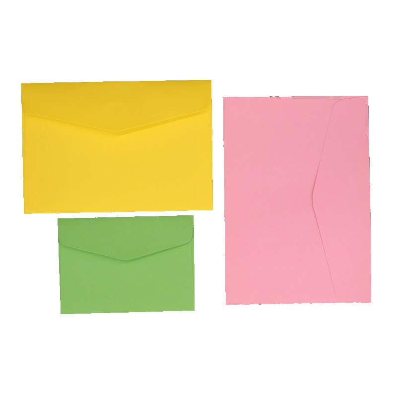 (10 Pieces/Lot) 16*11CM Kraft Paper Color Envelope