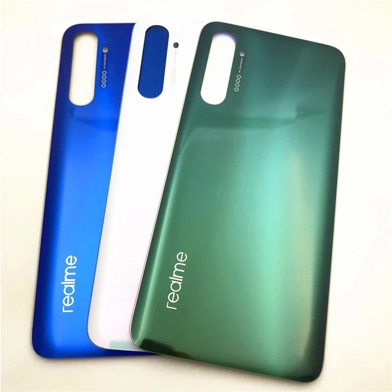 For OPPO Realme X2 RMX1991 Back Battery Cover Rear Housing Door Glass Case For Realme X2 Pro RMX1931 Battery Cover With Adhesive