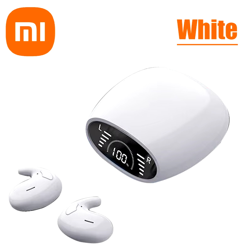 Xiaomi Invisible Sleep Headset Ipx5 Waterproof Wireless Bluetooth Earphone Earbuds With Mic For Phone Bluetooth 5.3 Headphones: Red