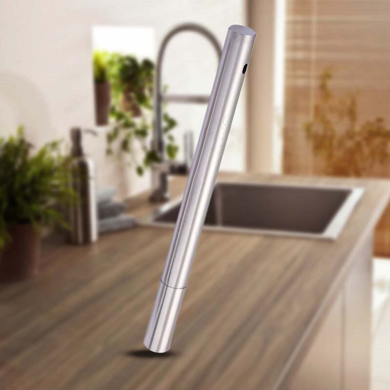 Brochettes de Kabob en acier inoxydable de 30CM, 20 pièces, brochettes de barbecue plates en métal avec Tube de rangement, bâtonnets réutilisables pour brochettes de Babecue