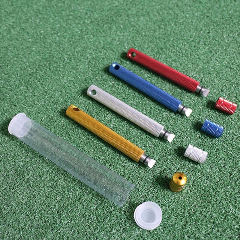 1pc Golf Keil Eisen Mutter Spitzer Verein Reiniger Reinigung Werkzeug Platz Golf Rille Cutter Werkzeug Golf Ausbildung Aids