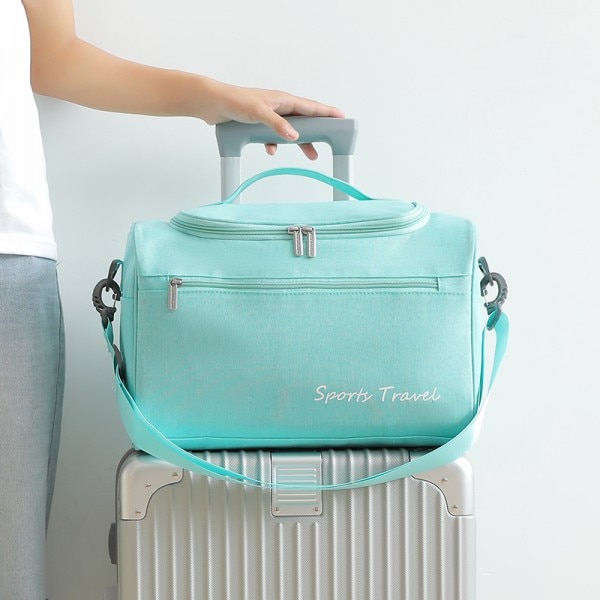 Bolsa de viaje con separación de ropa seca y húmeda, bolsa para la noche de fin de semana, bolsa para maleta, cubos de embalaje resistentes al agua para mujer, accesorios para equipaje y ropa