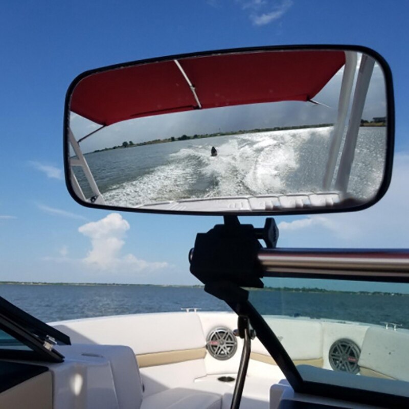 Universele Marine Achteruitkijkspiegel, Voor Ski Boten Ponton Boot Watersport Waterscooters Surfen Spiegel Panoramische Spiegel