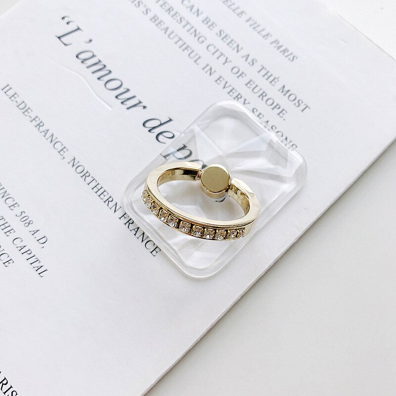 10Pcs Clear Mobiele Telefoon Strass Ring Houder Telefoon Cellulaire Ondersteuning Accessoires Telefoon Stand Socket Voor Alle Smartphone: 09