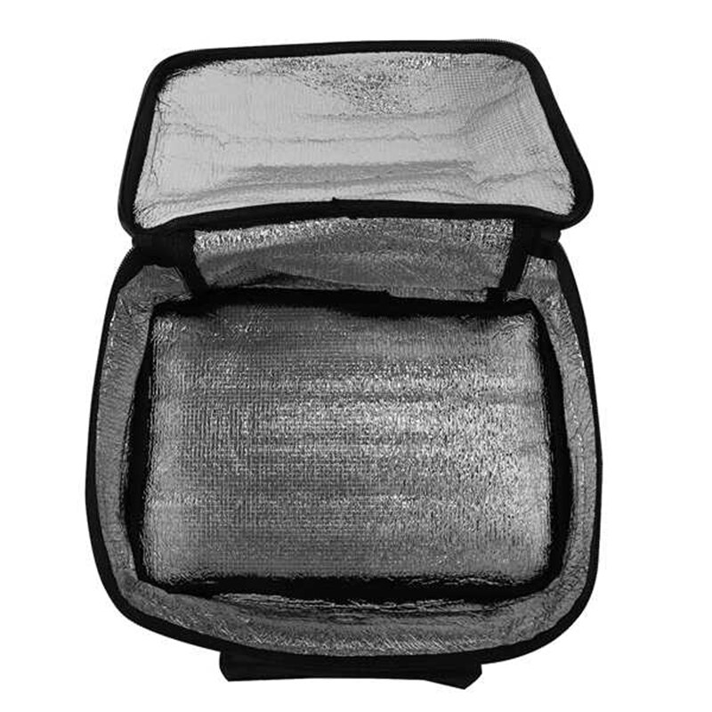 calentador de comida para coche de 12V, bolsa calentada, horno eléctrico, caja de almuerzo para Camping, estufa negra