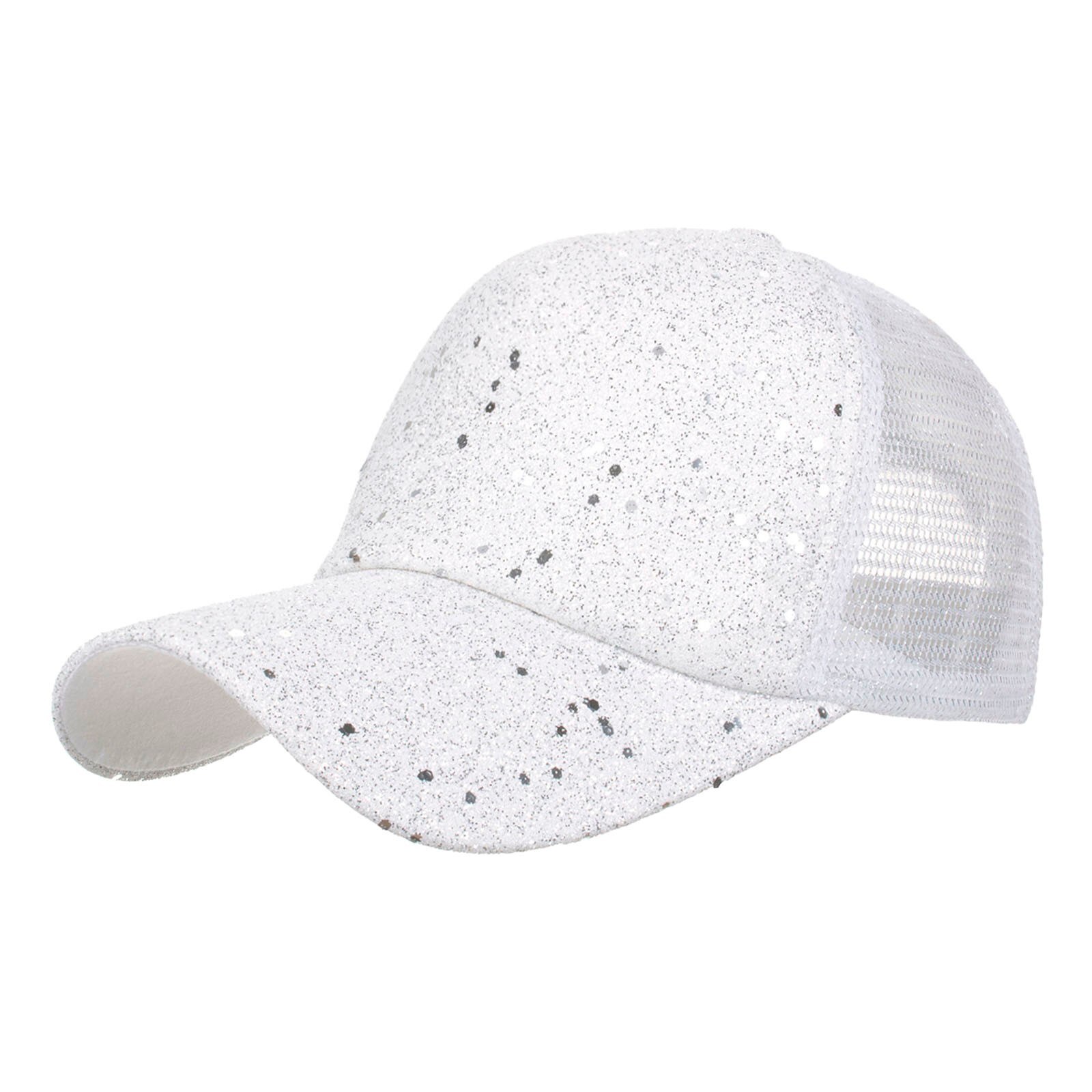 Casquette de Baseball ajustable pour femmes et hommes, chapeau de soleil, , couleur unie, casquette de Baseball, voyage: White
