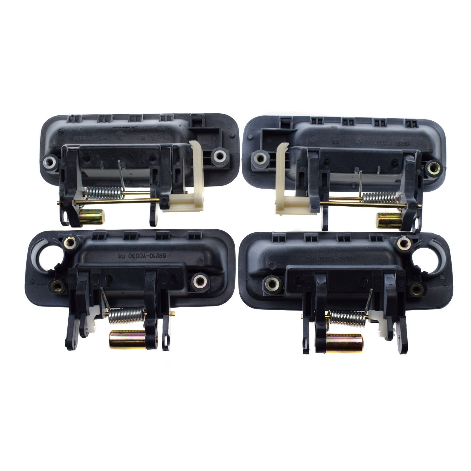 WOLFIGO White Front Rear Left Right Outside Door Handle 69210-AA010 69220AA010 69240YC030 69230AA010 for Toyota Camry 1997-2001