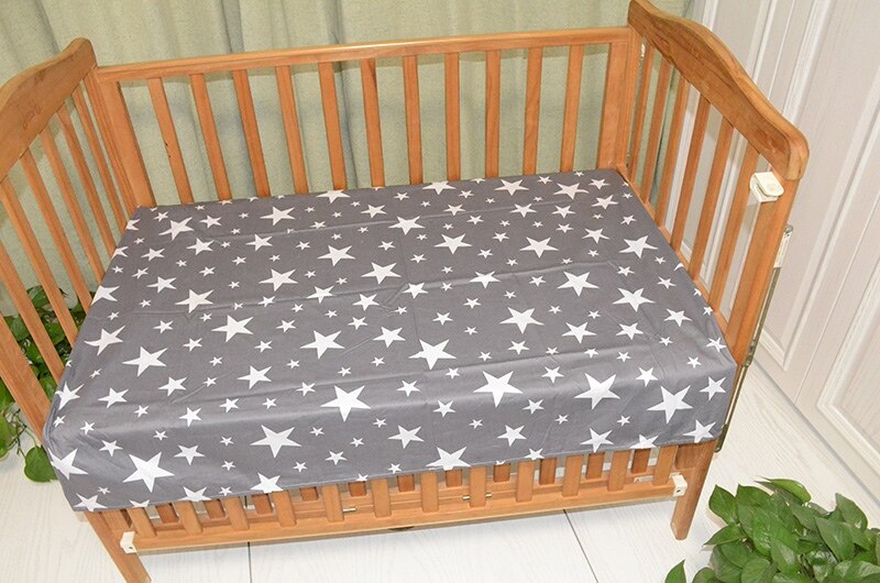 150*90 cm babylaken 1 stk bomull barnelaken babyseng takrenne jenter laken sengetøy: 1