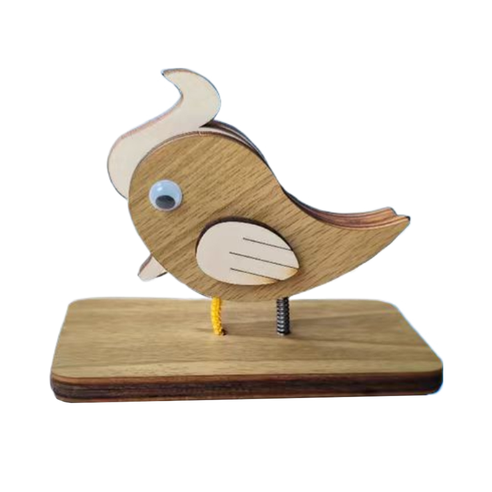 Campana de puerta de pájaro carpintero de madera con cuerda de tracción Manual, aldaba de pájaro carpintero, timbre de Animal hecho a mano , bricolaje, decoración artística del hogar: Verde