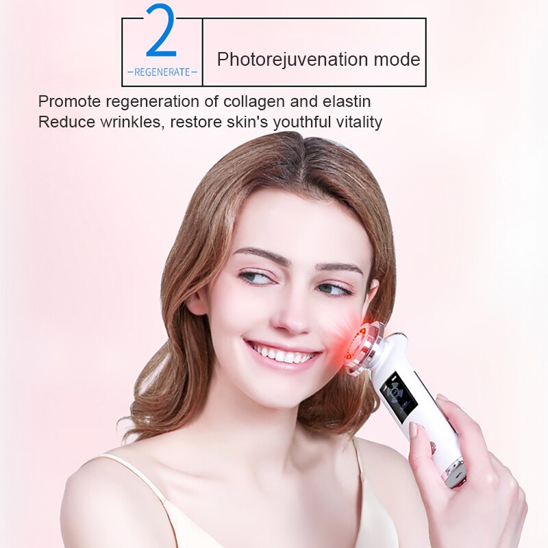Ems Mesotherapy Machine Anti-Wrinkle Remove Radio Frequency Thermage Face Lifting Device LED Photon Skin Rejuvenation Instrument