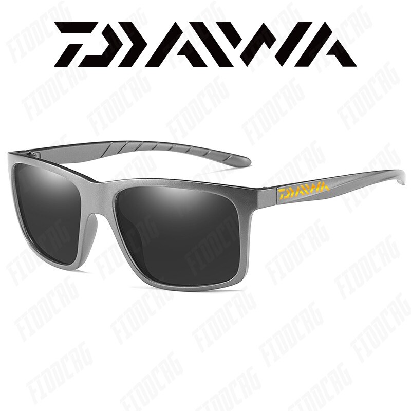 Daiwa Mode Gepolariseerde Zonnebril Mannen Vierkante Frame Mannelijke Zonnebril Vissen Rijden Zon Bril UV400: 33