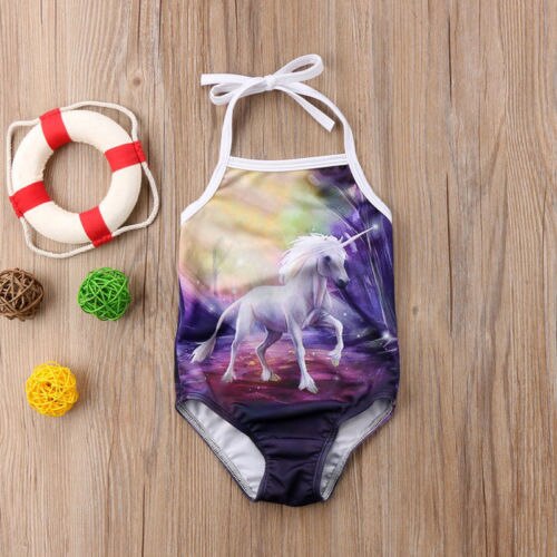 lindo bebé niños niñas unicornio Animal de mono de mameluco mono ropa trajes Braga traje de una pieza