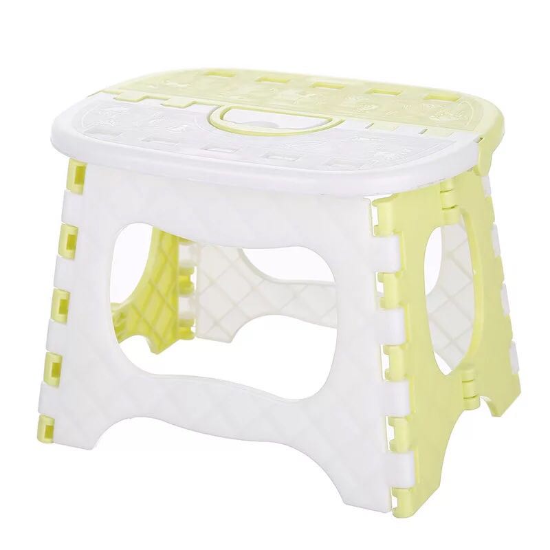 Keuken Accessoires Kleine Vouwen Krukje Multifunctionele Thuis Keuken Opvouwbare Fold Up Stepstool: YELLOW