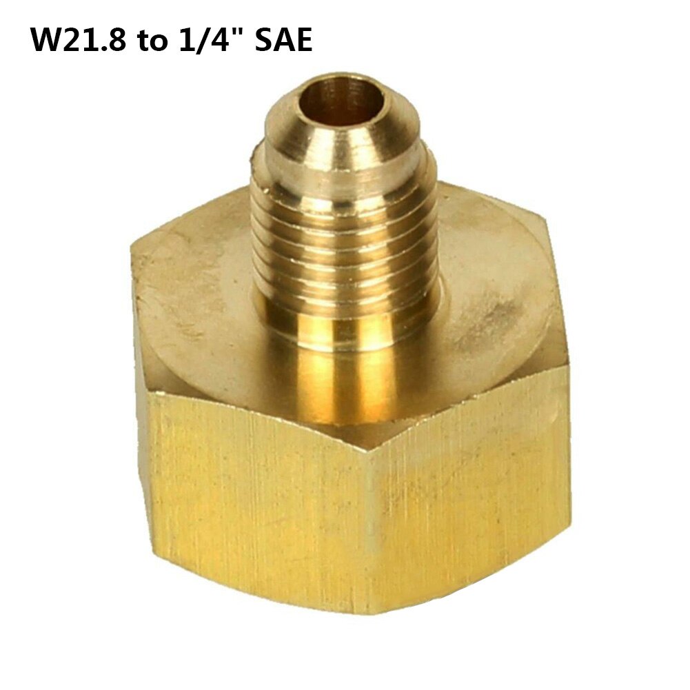 Valve Refrigerant adapter R134a Bottle Conditioner Connection Reduction