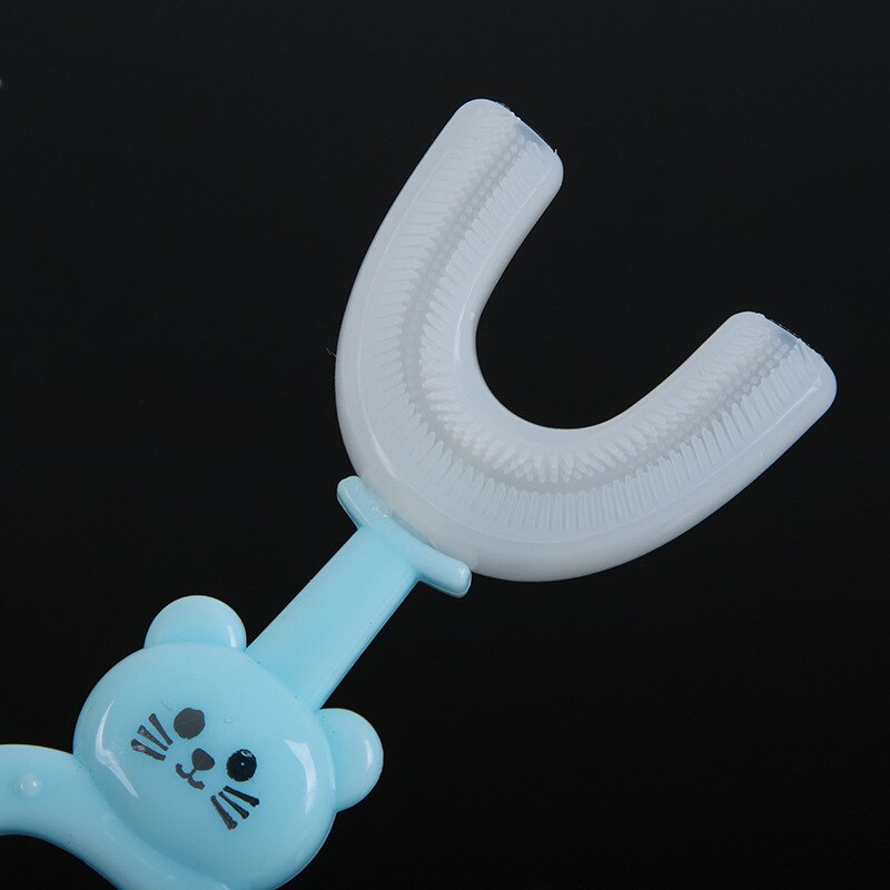 U-Vormige Baby Siliconen Tandenborstel Kinderen Tanden Eenvoudige Borstel Reiniging En Verzorging Handig Orale Gezondheidszorg Tool