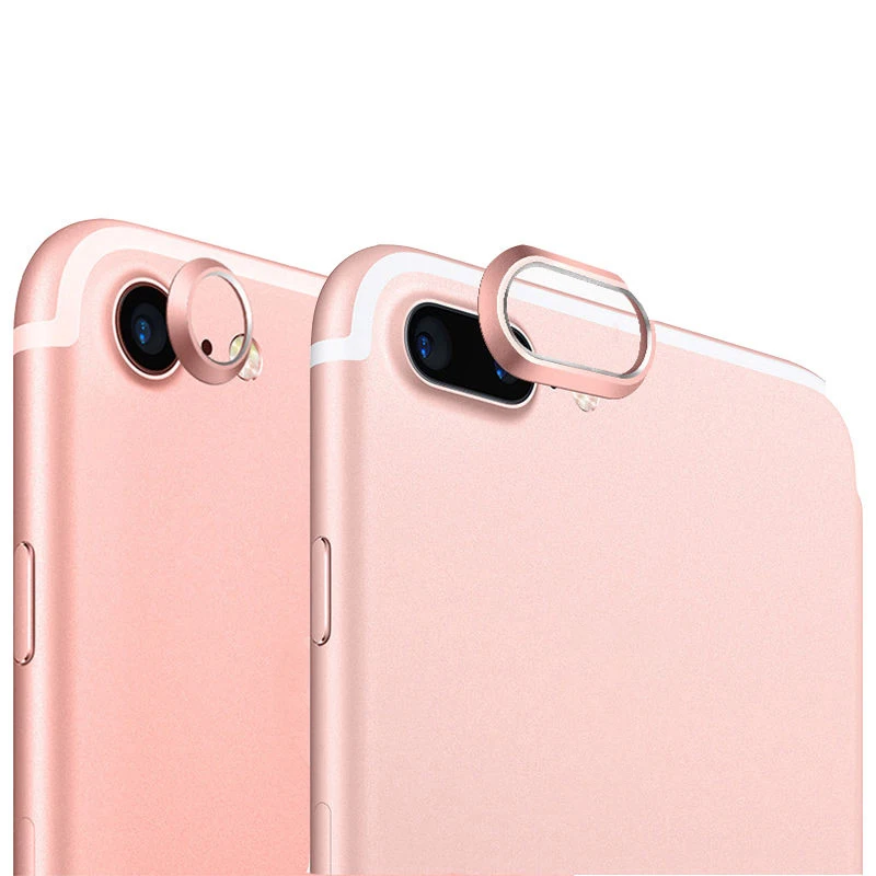 2 in 1 Metall Kamera Objektiv Schutz für iPhone 7 8 Plus X Objektiv Schutz Kreis Ring Abdeckung mit Gehärtetem glas Film für iPhone X: Glas + Haustier / Lucent
