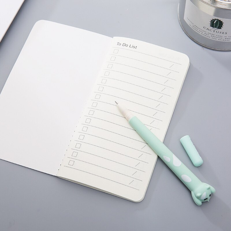 12 stk / parti klare enkle mini lomme notesbøger børn, der skriver notesbog skrivning notesbog diy håndskrevet maleri skolekontor