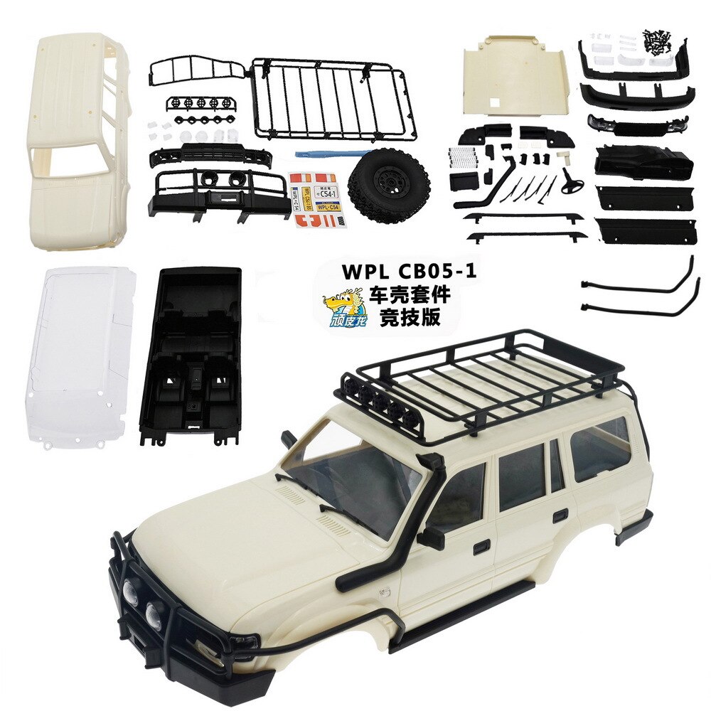 WPL C54 CB05 CB05-1 Land Cruiser LC80 Full Scale Off-Road telecomando KIT auto per WPL C14 C24 1/16 RC auto bambini giocattolo per bambini: CB05-1