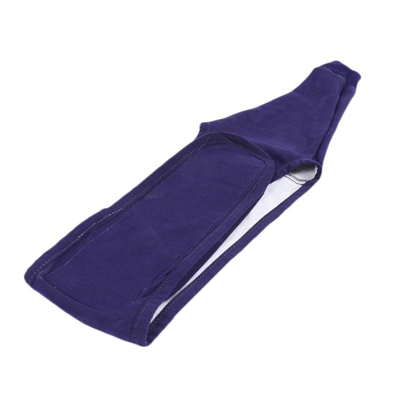 dark blue anti-licking sleeves for pet dogs can help dogs recover quickly after leg surgery: M