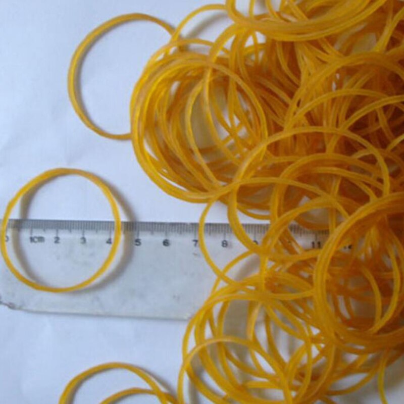 100Pcs Rubber Bands Stretchable Rubber Elastics Bands General Purpose Elastic Stretchable Bands Sturdy Rubber Bands Home 4cm