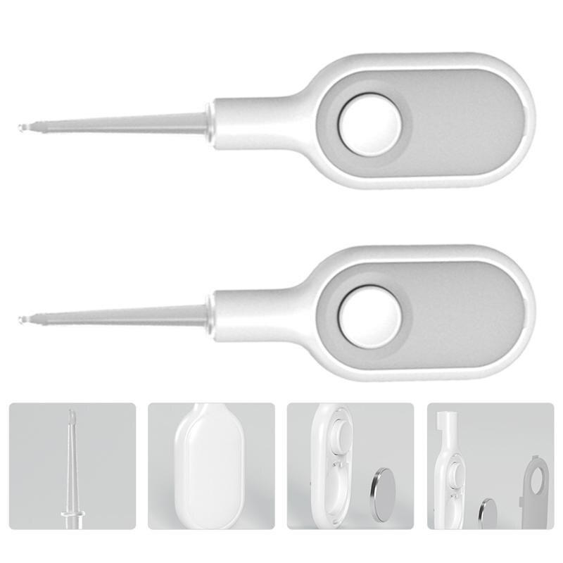 2pcs Baby Ear Cleaning Scoops Ear Spoons Lighting Earpicks Earwax Removal Tools