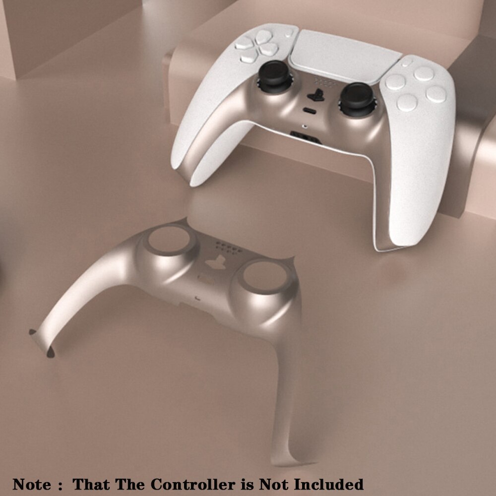Ps5 controller-dekorleisten-abdeckungen, ersatzgehäuse für drahtloses dualsense-zubehör: Silber